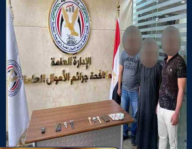 المتهمين والمضبوطات