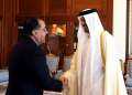 أمير دولة قطر يستقبل رئيس...