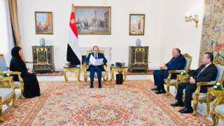 الرئيس السيسي يتسلم رسالة خطية...