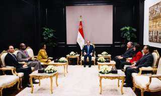 الرئيس السيسي يلتقى المديرة التنفيذية...