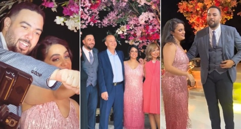 عمرو أديب يحتفل بخطوبة نجله..ولميس الحديدي تهنيء ابن زوجها ...فمن هو خالد عمرو أديب؟