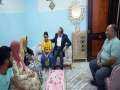 رب الأسرة التي زارها الرئيس:...