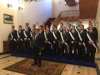 صورة جماعية للقضاة الجدد مع...