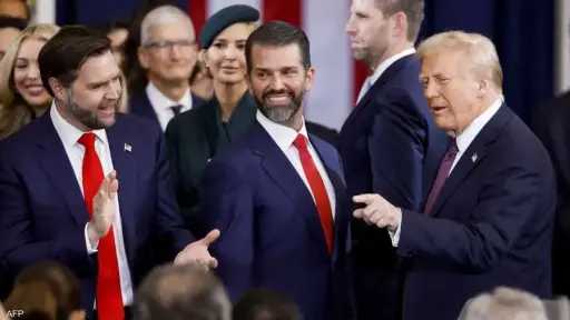 نجل الرئيس الأميركي في قلب...