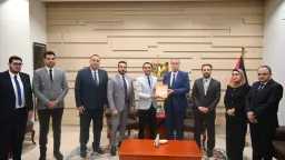 السفير دياب اللوح يستقبل منسقي...