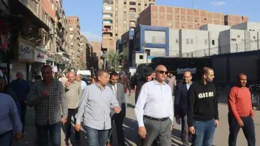 ضمن جولاته الميدانية... محافظ القليوبية...