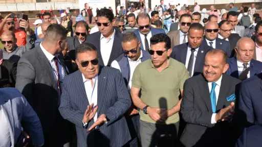 محافظ الدقهليه ووزير الشباب والرياضة...
