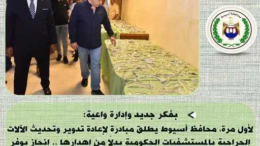 محافظ أسيوط يشهد تسليم 840...