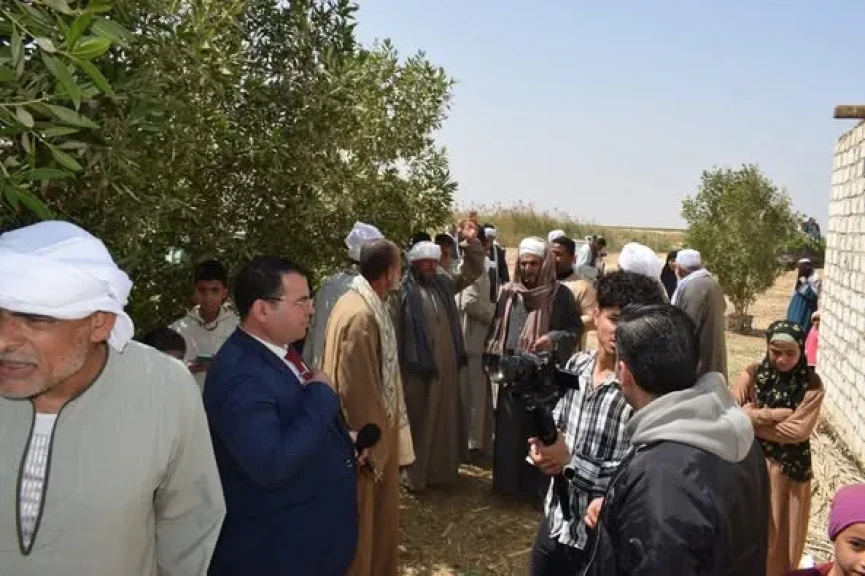 أهالي قرية أولاد الشيخ وزاوية الجدامى