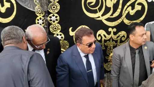 محافظ الدقهلية يقدم واجب العزاء...