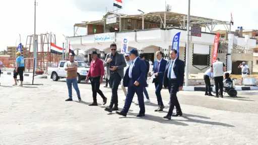 محافظ الدقهلية يتفقد كورنيش وشاطئ...