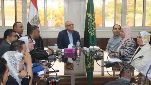 محافظ القليوبية يلتقي بممثلي إتحاد...