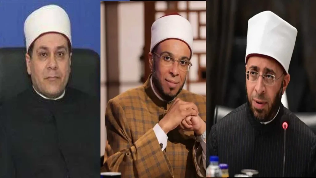 مظهر شاهين ووزير الاوقاف والشيخ محمد ابوبكر جاد الرب