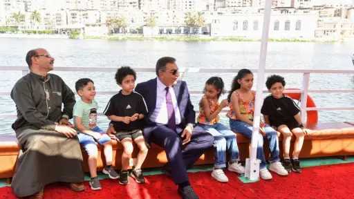 محافظ الدقهلية في جولة نيلية...