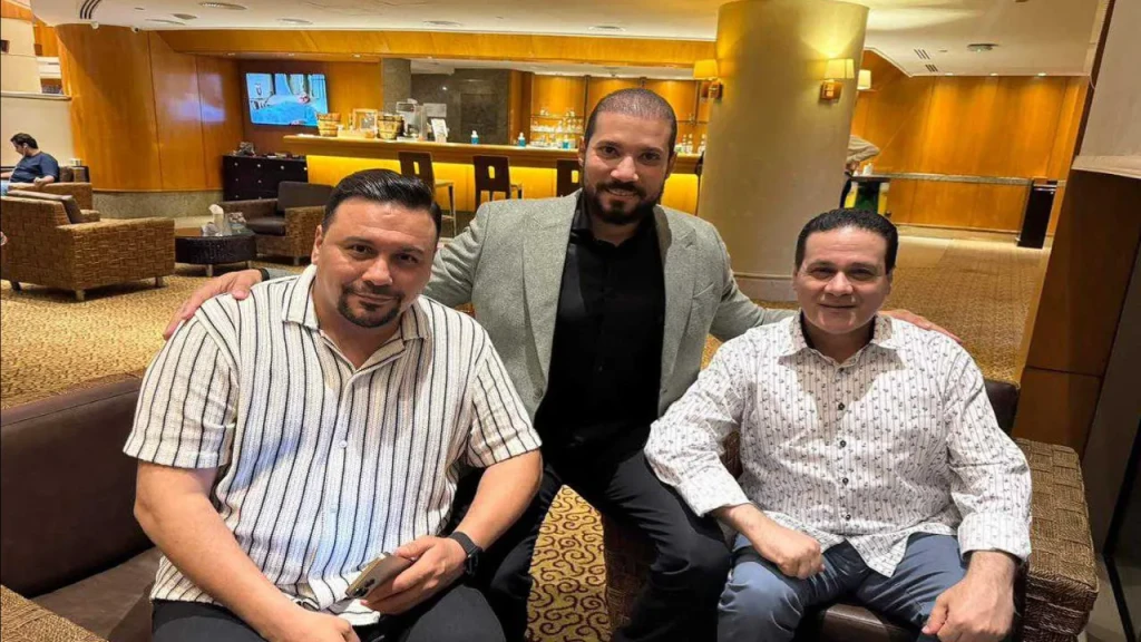 مظهر شاهين ،عبدالله رشدى،احمد مهران