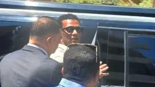 محمد رمضان يصل المحكمة لإنهاء التصالح فى تعدى نجله على زميله
