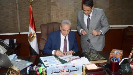 محافظ الغربية يعتمد نتيجة الشهادة الإعدادية للفصل الدراسي الثاني 2024 / 2025 بنسبة نجاح 76.8٪..