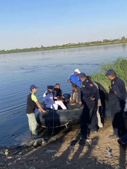حادث غرق فى المنيا