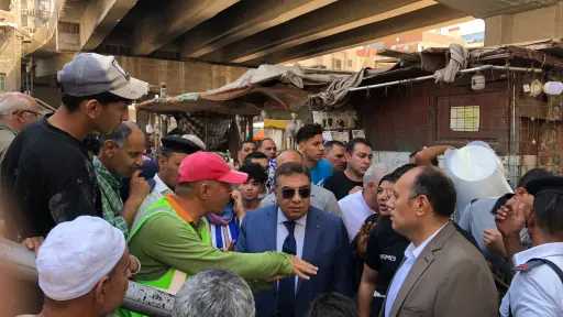 محافظ الدقهلية في جولة مفاجئة...