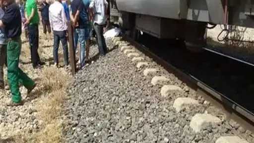 مصرع فتاه دهسها قطار بخط”طنطا...