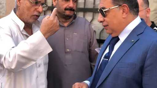 محافظ الدقهلية خلال جولته المفاجئة...