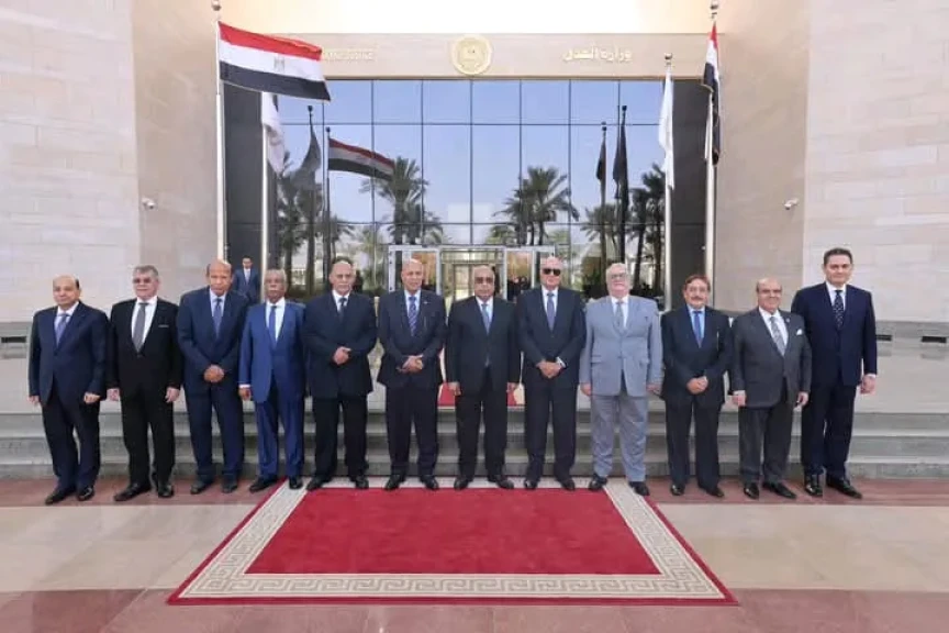 بالصور والتفاصيل .. وزير العدل يلتقى برؤساء محاكم الاستئناف