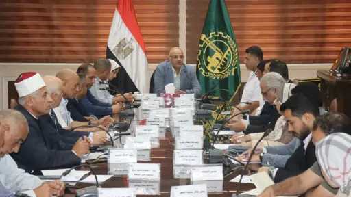 محافظ القليوبية يعقد اجتماعا موسعاً...