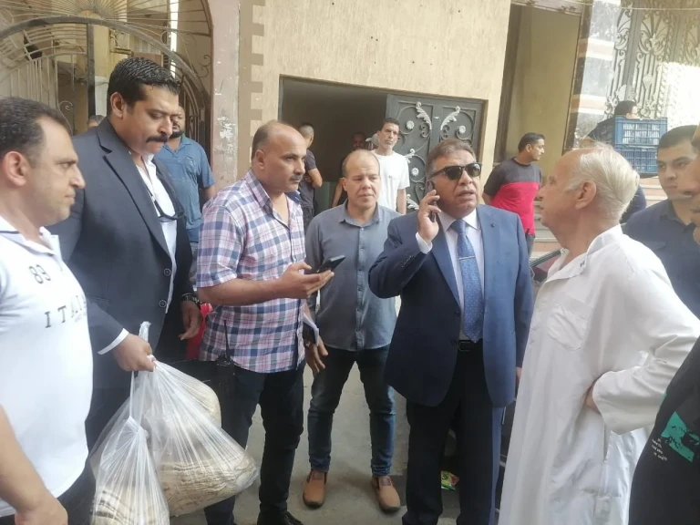 محافظ الدقهلية فى جولة تفقدية بطلخا لمتابعة مستوى النظافة وحالة الاشغالات والمخابز