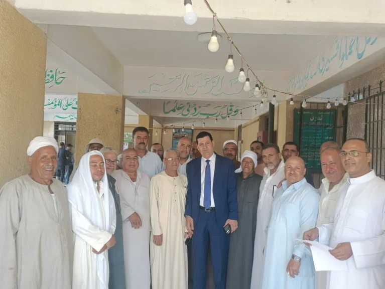بالصور .. لواء دكتور راضي عبد المعطي أمين تنظيم الجبهة الوطنية بالدقهلية يقوم بجولات مكوكية لدعم مرشحى الجبهة الوطنية