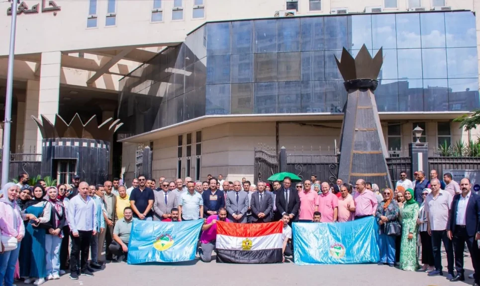 جامعة طنطا تنظم مسيرة حاشدة لدعم مشاركة المواطنين في التصويت بانتخابات مجلس الشيوخ 2025