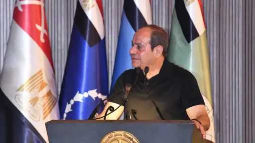 الرئيس السيسي يجري زيارة تفقدية...