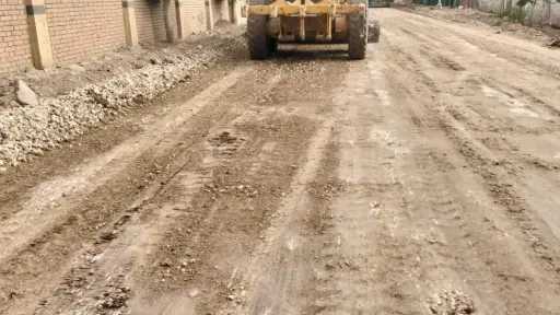 محافظ الغربية يتابع أعمال رصف...