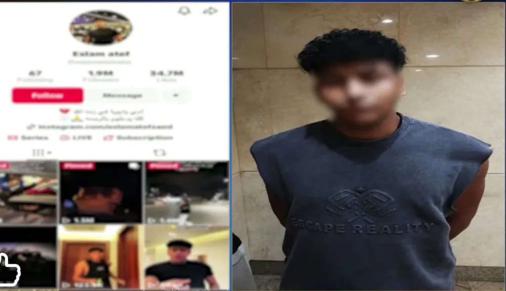 الحبس 4 أيام للتيك توكر إسلام عاطف فى اتهامه ببث محتوى خادش للحياء