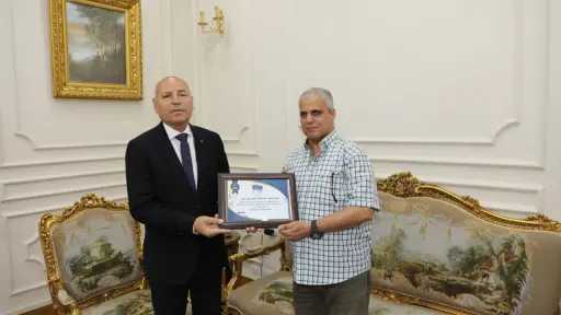 محافظ القاهرة يستقبل عبد الهادي...