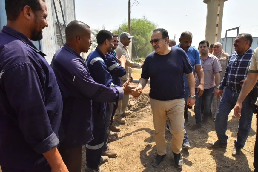 محافظ أسيوط يتفقد محطة مياه كوم بوها بعد تشغيل بوستر جديد لرفع كفاءة ضخ المياه وتغذية القرى الاكثر احتياجا