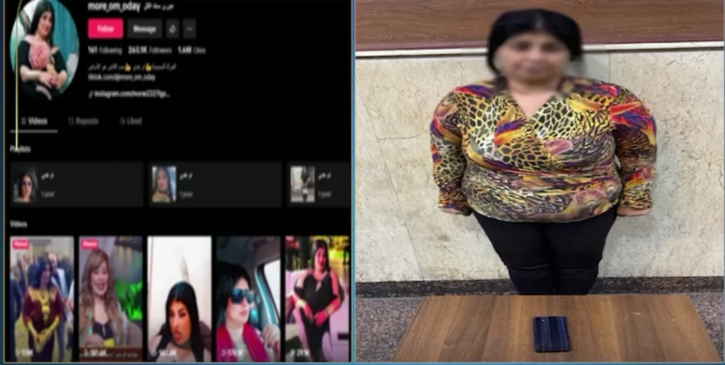بالصور والفيديو تفاصيل القبض على التيك توكر ”موري ست الكل” بتهمة نشر محتوى خادش للحياء