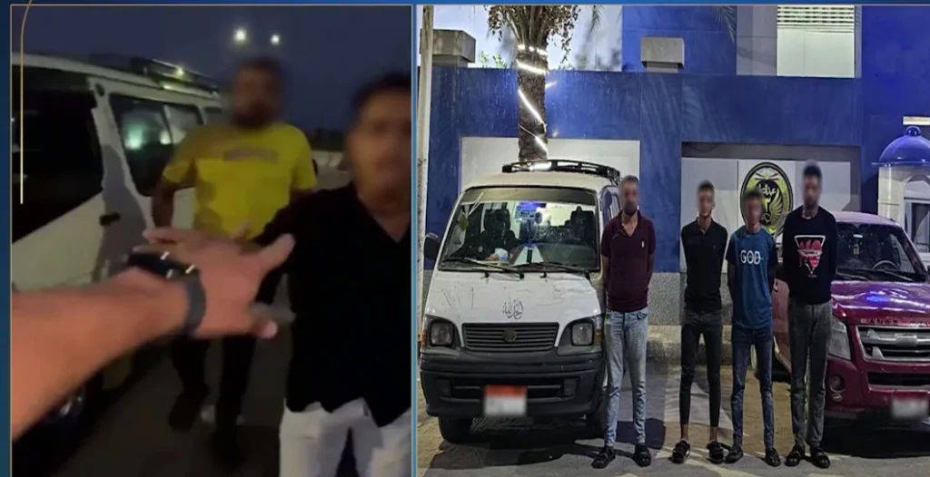 كشف ملابسات قيام قائدى سيارتين ربع نقل وميكروباص بمطاردة سيارة ملاكي والتعدى عليه وأسرته بالشرقية
