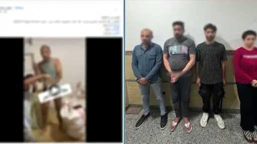 علاء الساحر وطليقته ومصور الفيديو.....