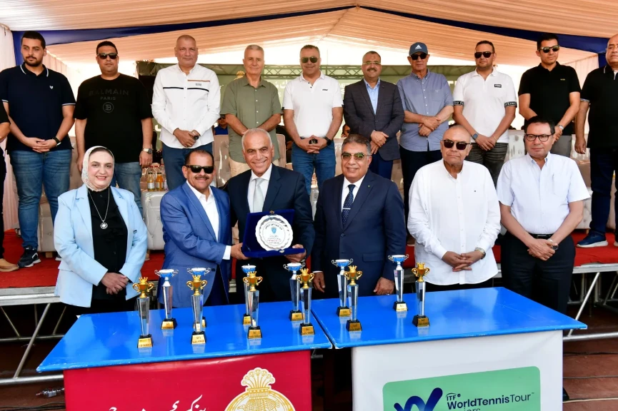 محافظ الدقهلية يشهد ختام البطولة الدولية للناشئين والناشئات للتنس الأرضي J100 بنادى جزيرة الورد بالمنصورة