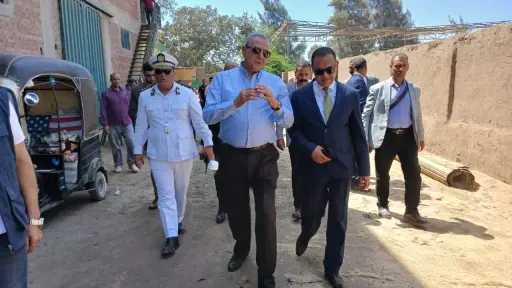 محافظ الغربية ومدير الأمن يتابعان...