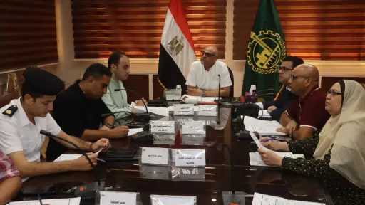 محافظ القليوبية يترأس اجتماع اللجنة...
