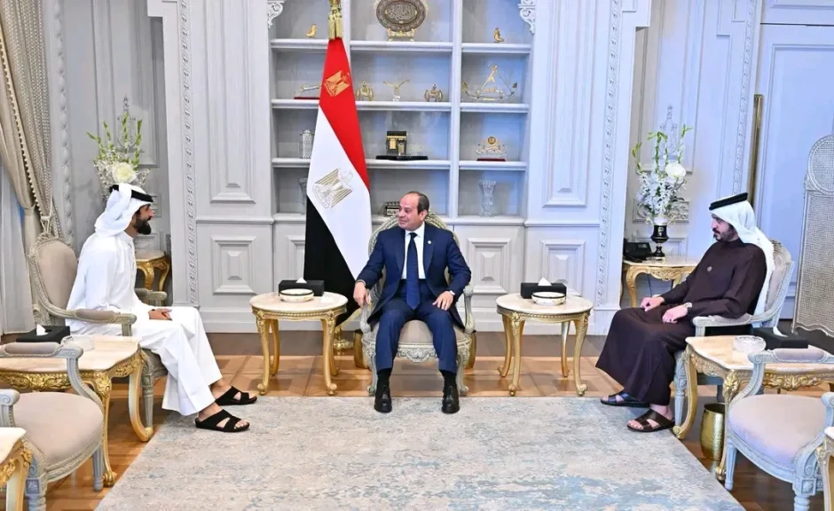 الرئيس السيسي يستقبل قائد الحرس الملكي وقائد العمليات الخاصة البحريني