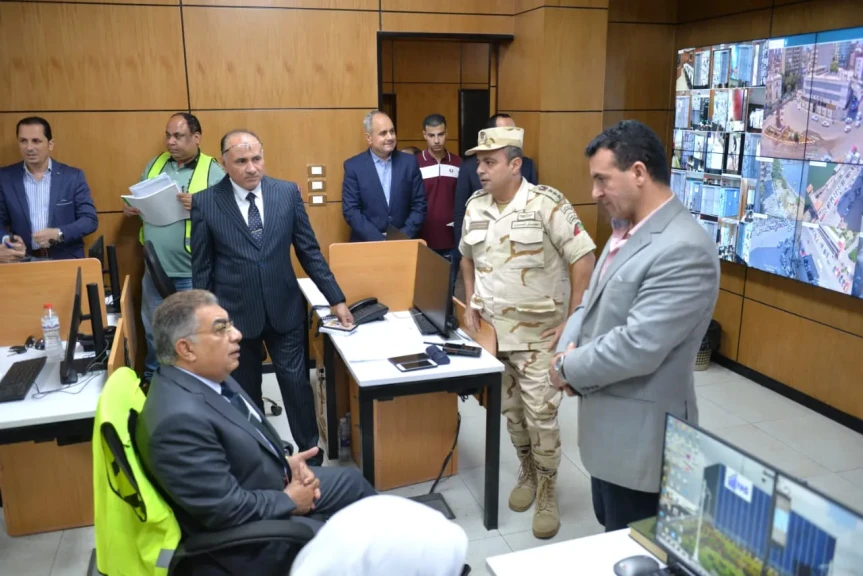 من داخل الشبكة الوطنية للسلامة والطوارئ محافظ الدقهلية يتابع اعمال تطوير سوق طلخا ومستوى النظافة بالمنصورة ومحاكاة لمواجهة الازمات