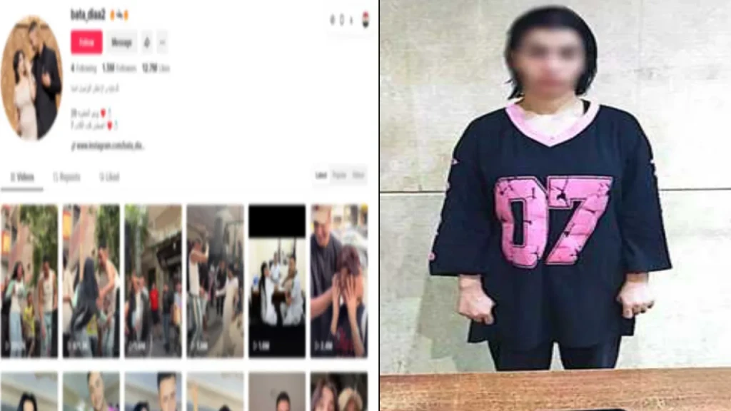 بالصور والفيديو.. تفاصيل القبض على التيك توكر ”بطة ضياء” بتهمة نشر محتوى خادش للحياء