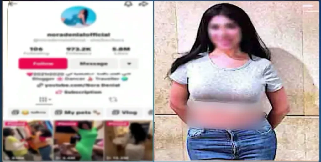 القبض على الراقصة نورا دانيال بتهمة  خدش الحياء العام
