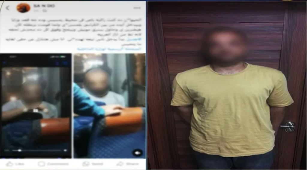 بالصورة والفيديو .. أجهزة الأمن تضبط شخص تحرش بإحدى السيدات حال إستقلالها سيارة ”مينى باص” بالقاهرة