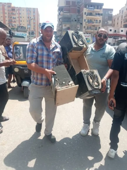 محافظ الدقهلية: ضبط ومصادرة 61 جهاز صوت وسماعة واستمرار جهود التصدي لظاهرة التلوث السمعي