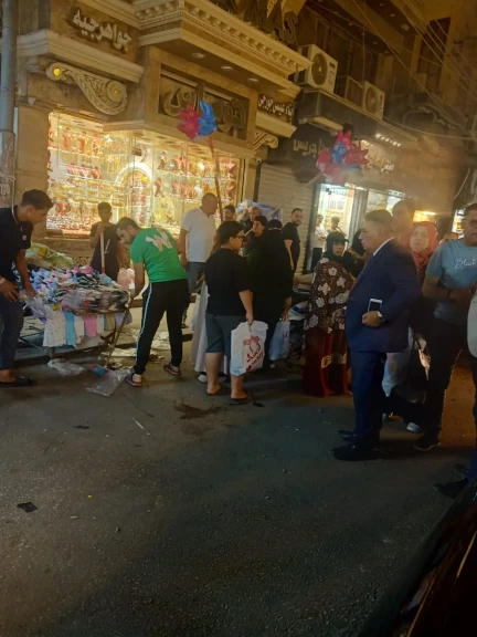 محافظ الدقهلية في جولته المسائية بالمنصورة:رفع كافة الإشغالات بشارع الجلاء ومنع عودتها مرة أخرى واتخاذ الإجراءات القانونية الفورية تجاه المخالفين