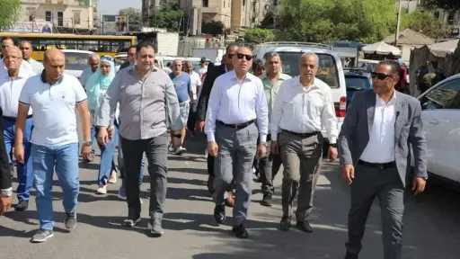 بالصور .. تفاصيل جولة محافظ...