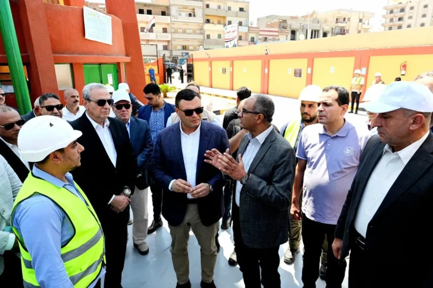 وزير الإسكان ومحافظ الغربية يستهلان جولتهما بمركز زفتى بتفقد محطة مياه نهطاي الارتوازية ضمن مشروعات المبادرة الرئاسية “حياة كريمة”